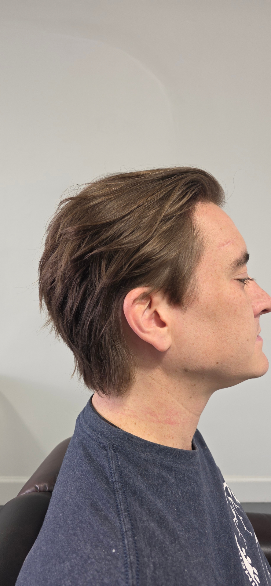 The Flow. — Scissor cut haircut at Subtraction Barbershop, Mission District SF